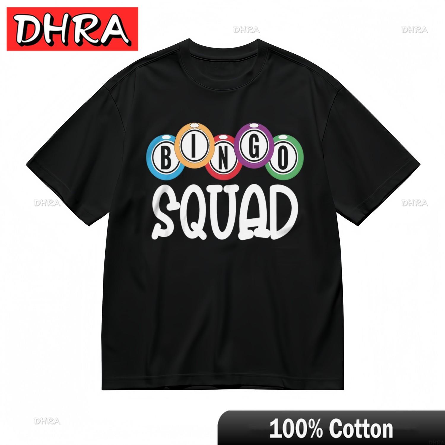 

Womens Comfortable Soft Comfy Classic TShirt Bingo Squad Printed Cotton Tee Tops TShirts for Women TShirt Girlfriend 3XL