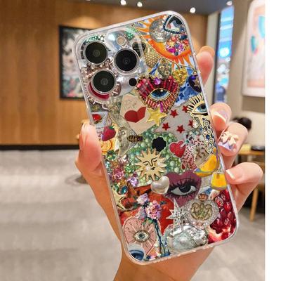 Kleine Augen Stoßfeste Klare Hülle für iPhone 14/15/16/17 Pro Max Serie