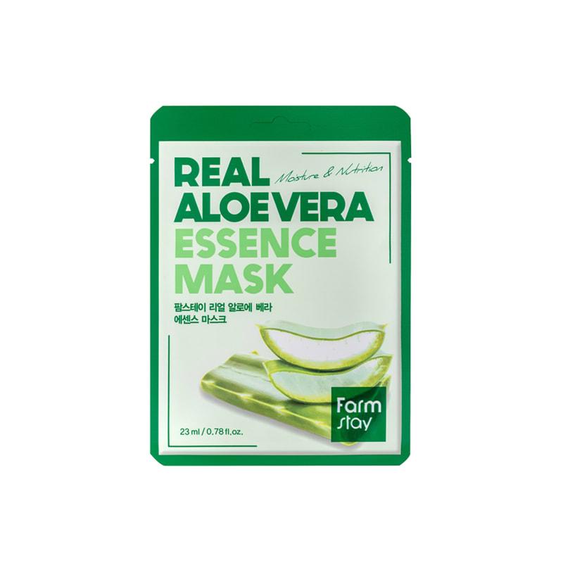 Real Aloe Vera Essence Mask Pack (10 Sheets)