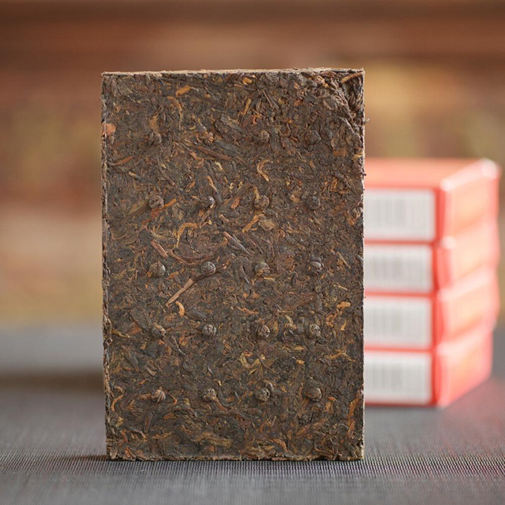 Chinese Brand Ripe Puer Tea Brick Aged 250g Zunxiang 7581