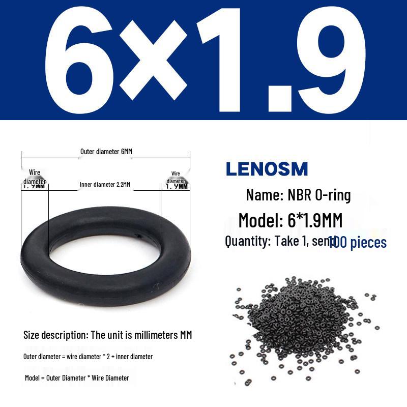 High-Pressure NBR Nitrile Rubber O-Ring Seal - Wear & Oil Resistant
