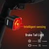 Lumaiwei Smart Digital Display Taillight with Brake Sensing for Night Riding - Mountain & Road Bike Safety.