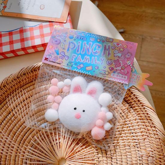 Waffle Squeeze Toy Slow Rebound Stress Relief Bunny Dessert Cat Paw Squishes Sensory Fidget