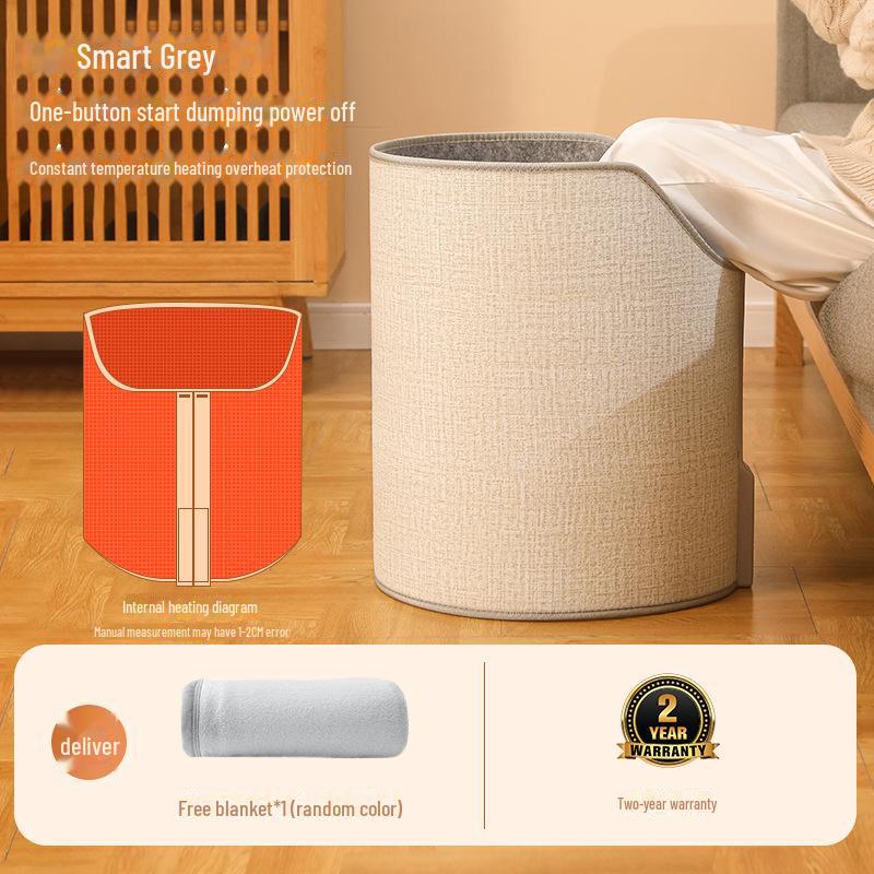 

Зимняя настольная грелка для ног – быстрый нагрев для использования дома или в офисе button серый