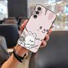 Back Cover Couple Phone Case For Samsung Galaxy M34 5G/F34/SM-M346B Anti-dust Phone Pouch Graffiti Soft Case TPU Cute