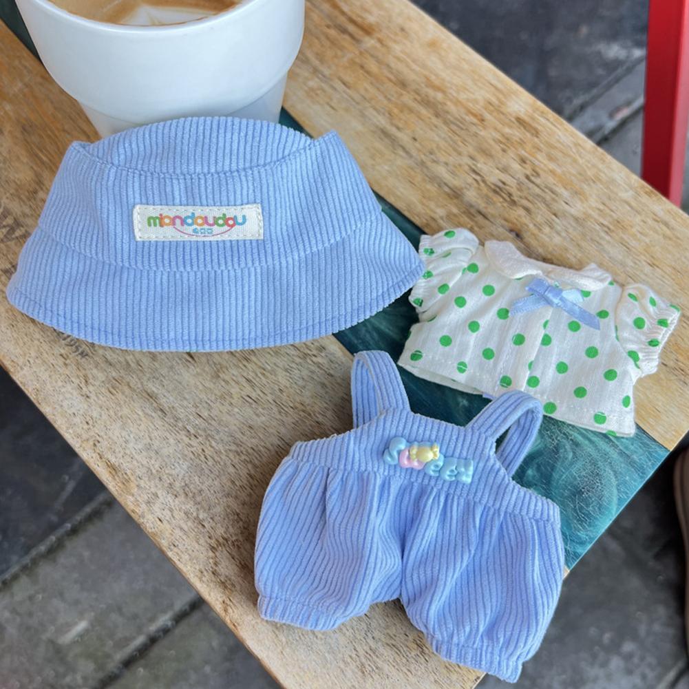 

Для 17 см Кукольная одежда Лабубу Модная одежда Толстовки Кукольная одежда Цветовые толстовки Кукольные аксессуары Милые украшения Маленькая одежда синий