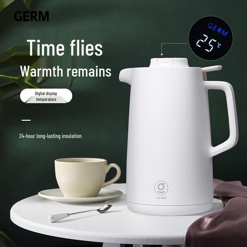 Germ 1.5L Smart 316 Stainless Steel Digital Display Insulated Pot