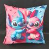 Față de pernă drăguță Disney Lilo&Stitch Personaj Anime Desen Animat Înger Pernă Canapea Decorațiune Casă Dormitor Kawaii Cadouri de Ziua de NaștereA,(12)