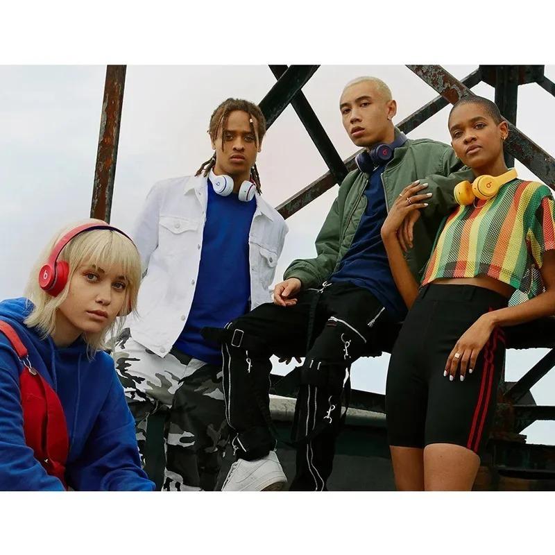 original Beats SOLO3 Bluetooth Headset Wireless Headphone 360Degree Surround HIFI Sound Music Gaming Hearing Aid foldable Headphone