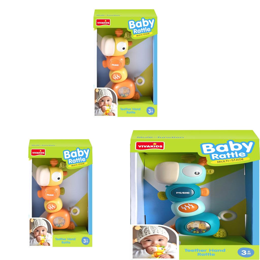 Baby Giraffe Rattle With Sound And Music For Infant Development And Teething