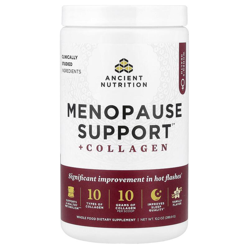 Menopause Support + Collagen, Vanilla, 10.2 oz (289.9 g)