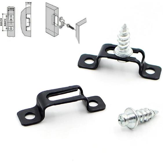 100pcs/ Set Invisible 2 in 1 Connector Screw Fastener Hidden Laminate Cabinet Wardrobe Assembly Furniture Combined Fastener