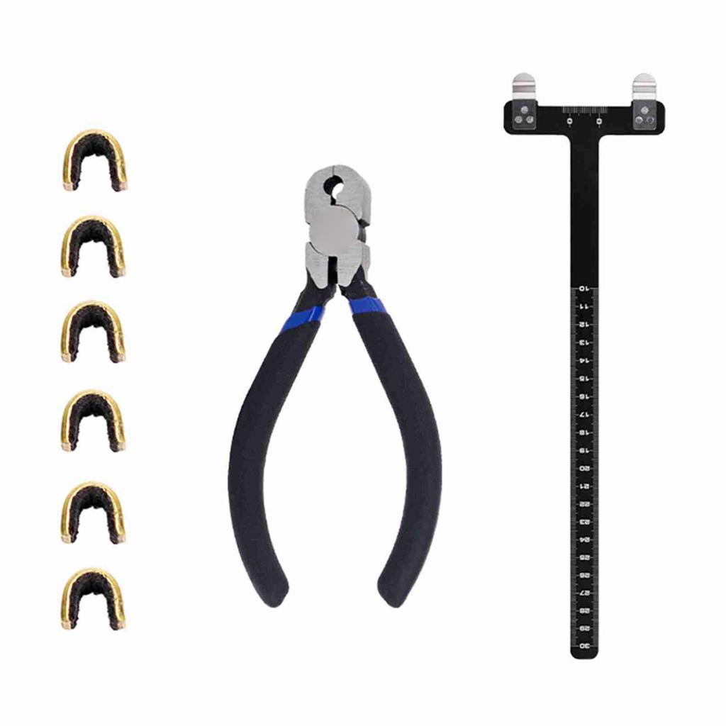 Archery Adjustment Tool Bow String Nocking Points Pliers T Squares Tuning Ruler for for Recurve and Compound Bowstring
