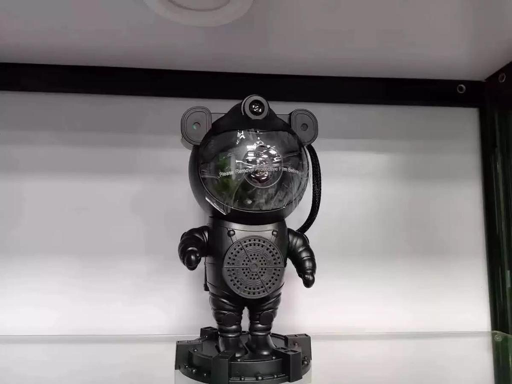 Astronaut Galaxy Starry Sky Projector Night Light Remote Control Rocket Nebula Projection Lamps For Bedroom Christmas Kids Gift