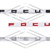 Car Sticker Metal For Focus Logo Ford Fiesta Mondeo Kuga ST LINE Emblem Badge Trunk Decal Auto Accessories