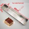Tiramisu Mold & Ice Jelly Tray - Stainless Steel Rectangular Mousse Cake Tool