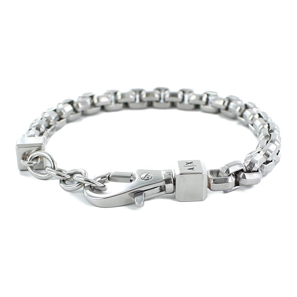 

Браслет Armani, серебряный аксессуар AXG0045040 [AX Exchange] Мужской [Товар]