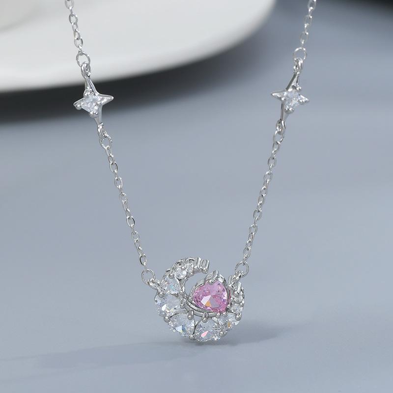 

Ожерелья для женщин, корейская мода, сексуальная женская цепочка на ключицу, ювелирные изделия, персонализированное ожерелье со звездами и луной, персонализированное универсальное ожерелье