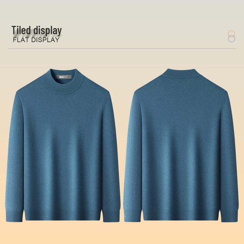 Hodo Men's Luxury Cashmere Blend Round Neck Sweater