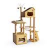All-in-One Space Capsule Cat Tree with Litter Box & Scratching Post