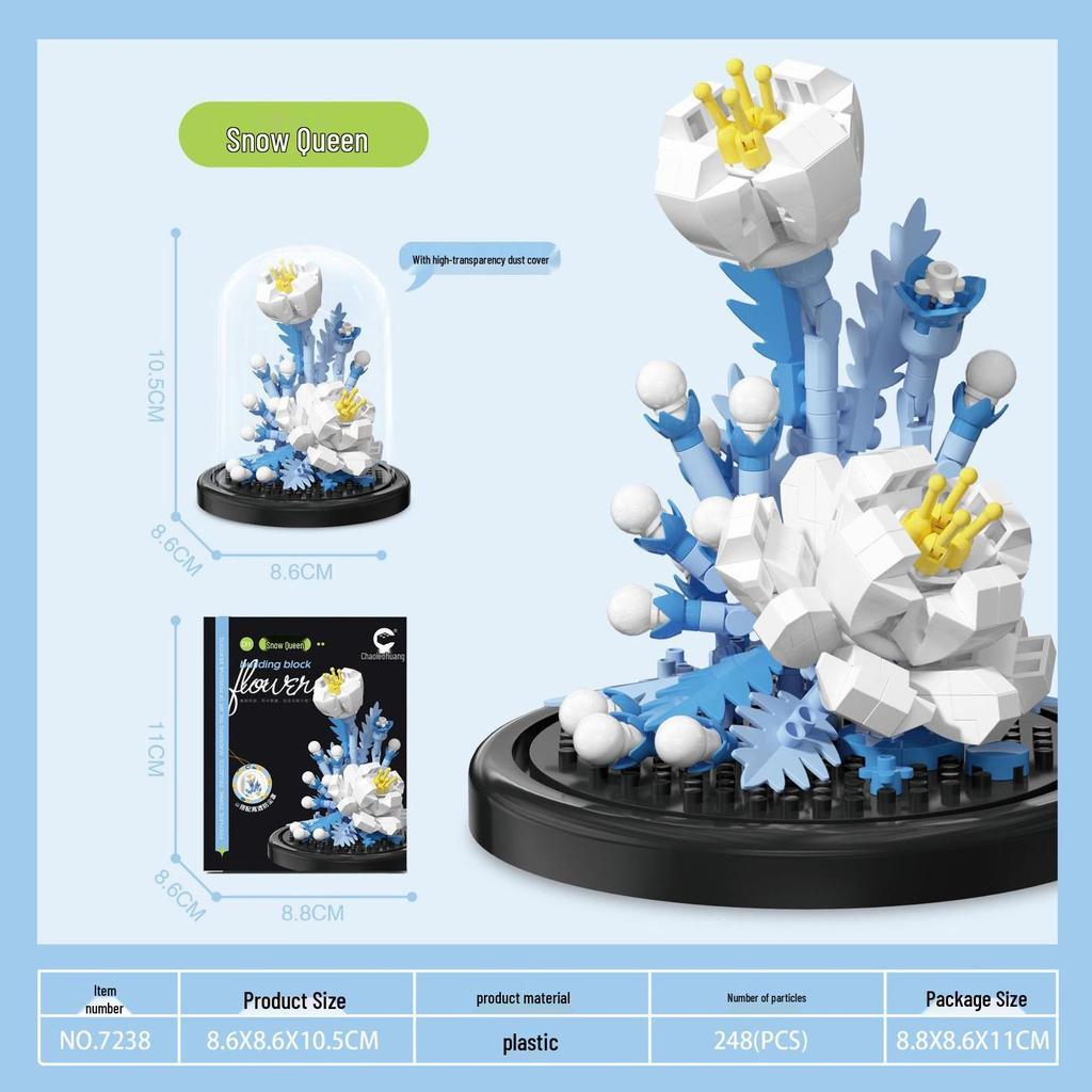 Bukiet Sukulentów Klocki - Prezenty Świąteczne i Zabawki