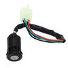 4 Pin Wire Ignition Key Switch Sensitive Durable Ignition System Switch with 2 Keys for Quad 4 Wheeler ATV Go Kart