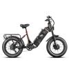 Juliet III Black 1000W * 2 Dual Motor Power 52V60AH Battery 20 * 4.0-inch Tire Hydraulic Brake Fully Suspended Electric Bicycle