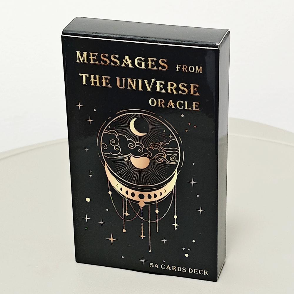 Messages From The Universe Oracle Deck 10.3*6cm with Guidance From Your Guides for General Readings 54 Pcs Oracle Cards
