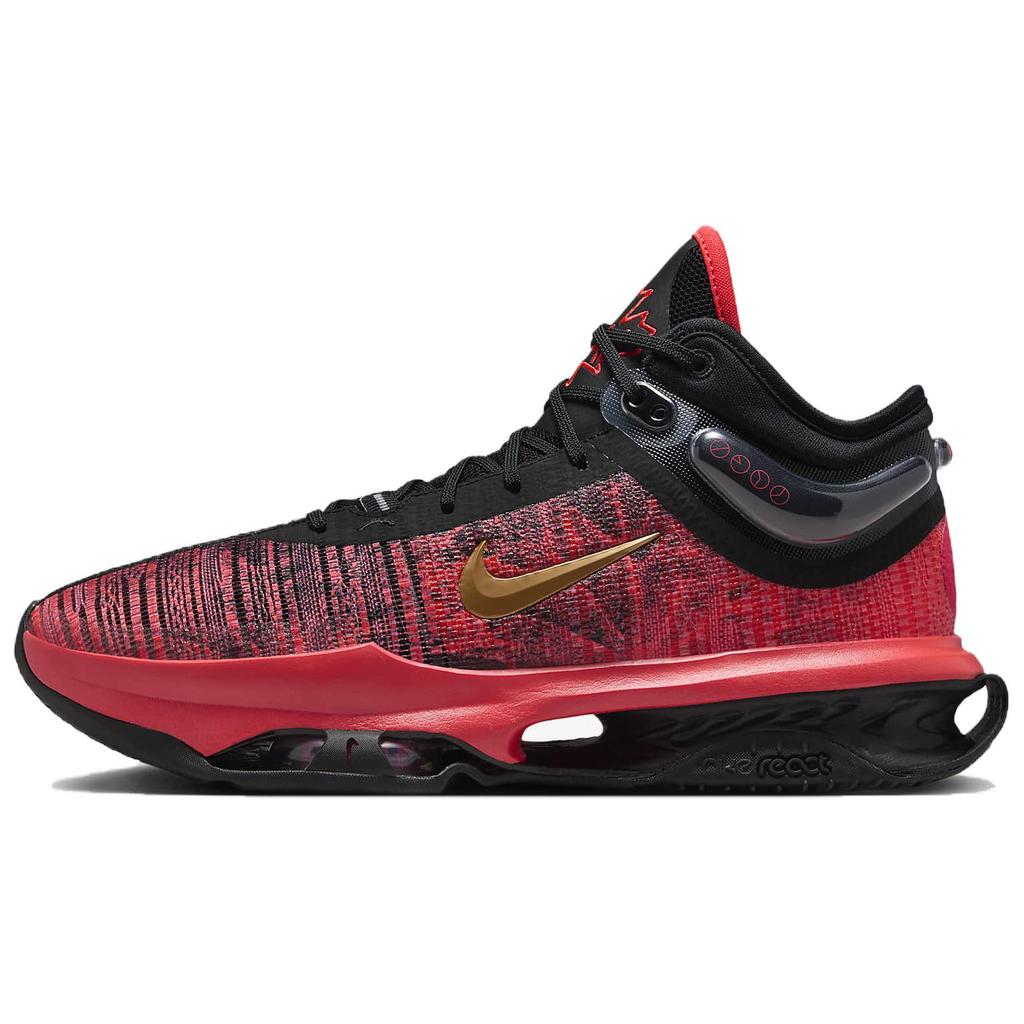 Nike Shaedon Sharpe X Air Zoom GT Jump 2 EP Canadian Roots Men Sneakers Red Black Metallic-Gold HJ6626-900