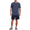 Under Armour Solid Crew Neck Sports T-Shirt Men Tops Deep-Blue 1373724-408