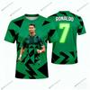 New Men Jersey Ronaldo # 7 Special Edition Football Jersey for Men Women Kids Commemorative Soccer Shirt Quick Dry Sportswear
