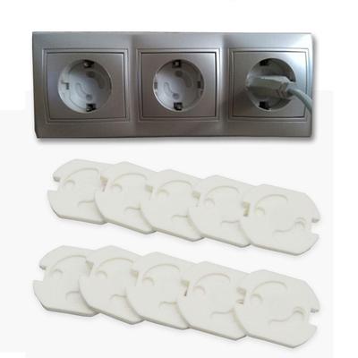 Lot de 20 prises électriques standard de l'UE, protection antichoc pour prise de courant pour bébé