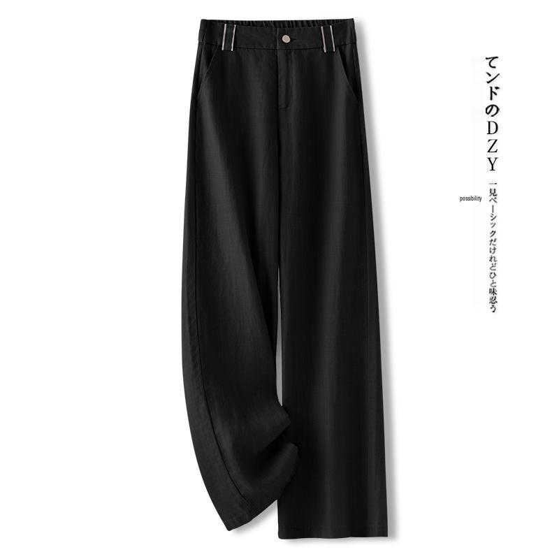 2025 Women's Summer Slimming Cotton Linen Wide-Leg Pants