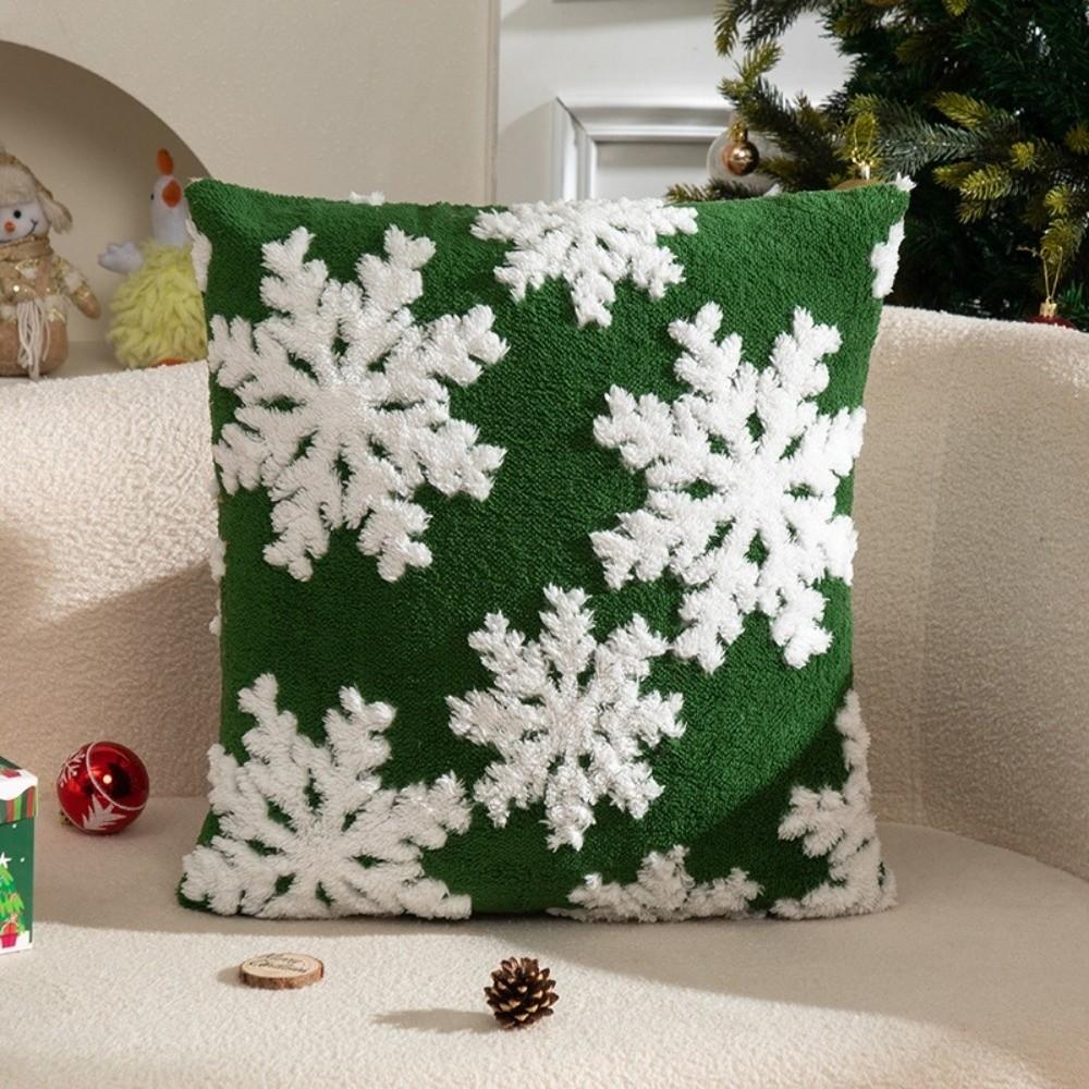 45x45cm Throw Pillow Cover Soft Plush Decorative Pillowcase New Cushion Cover Christmas Decor