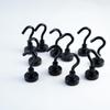 Neodymium Iron Boron Magnetic Hook: Strong, Round, No-Drill Refrigerator Magnet.