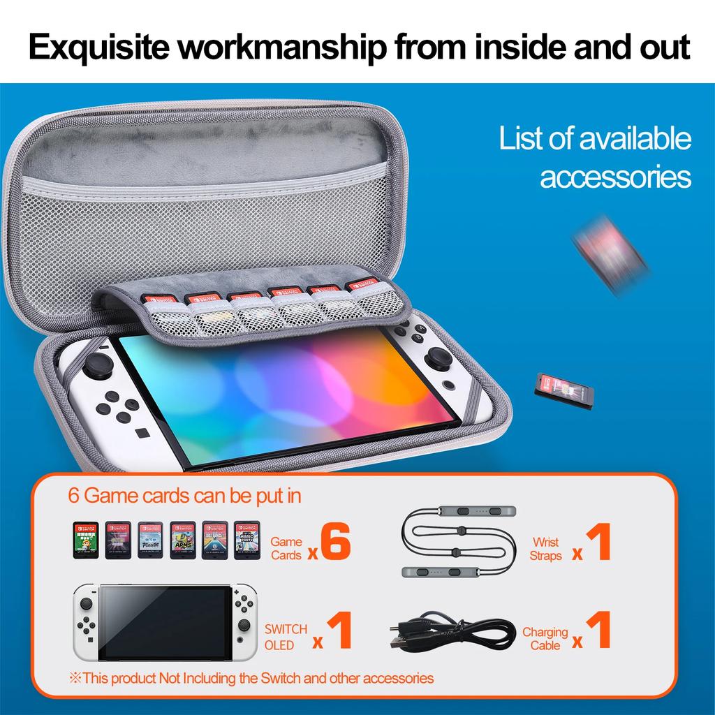 For Switch Host Storage Protection Bag Handheld Portable PC Silicone Storage Bag Accessories Waterproof and Anti Drop