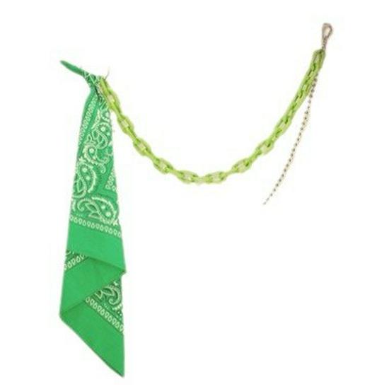Fluorescent Hip Hop Acrylic Pant Chain Pendant for Men & Women