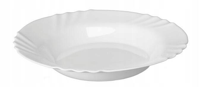 Deep porcelain dinner plate 23 cm