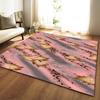 Maple Leaf Living Room Carpet Bedroom Dining Room Floor Mat Pattern Size