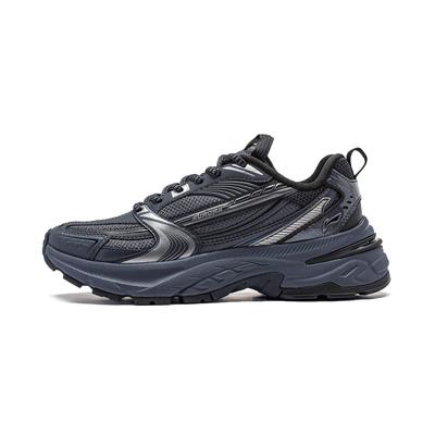 Li Ning Aurora 2K V2 Cushioning Slip Resistant Abrasion Resistant Support Low Top Casual Shoes Women's Black Gray AGCU026-2
