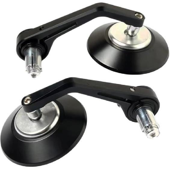 

jiningqiuguodianzi Совместимо с CFMOTO 700 CLX CLX700 CF700 Мотоцикл Ретро Руль Зеркало заднего вида Угол Складной Задний Ручки Руля серебряный