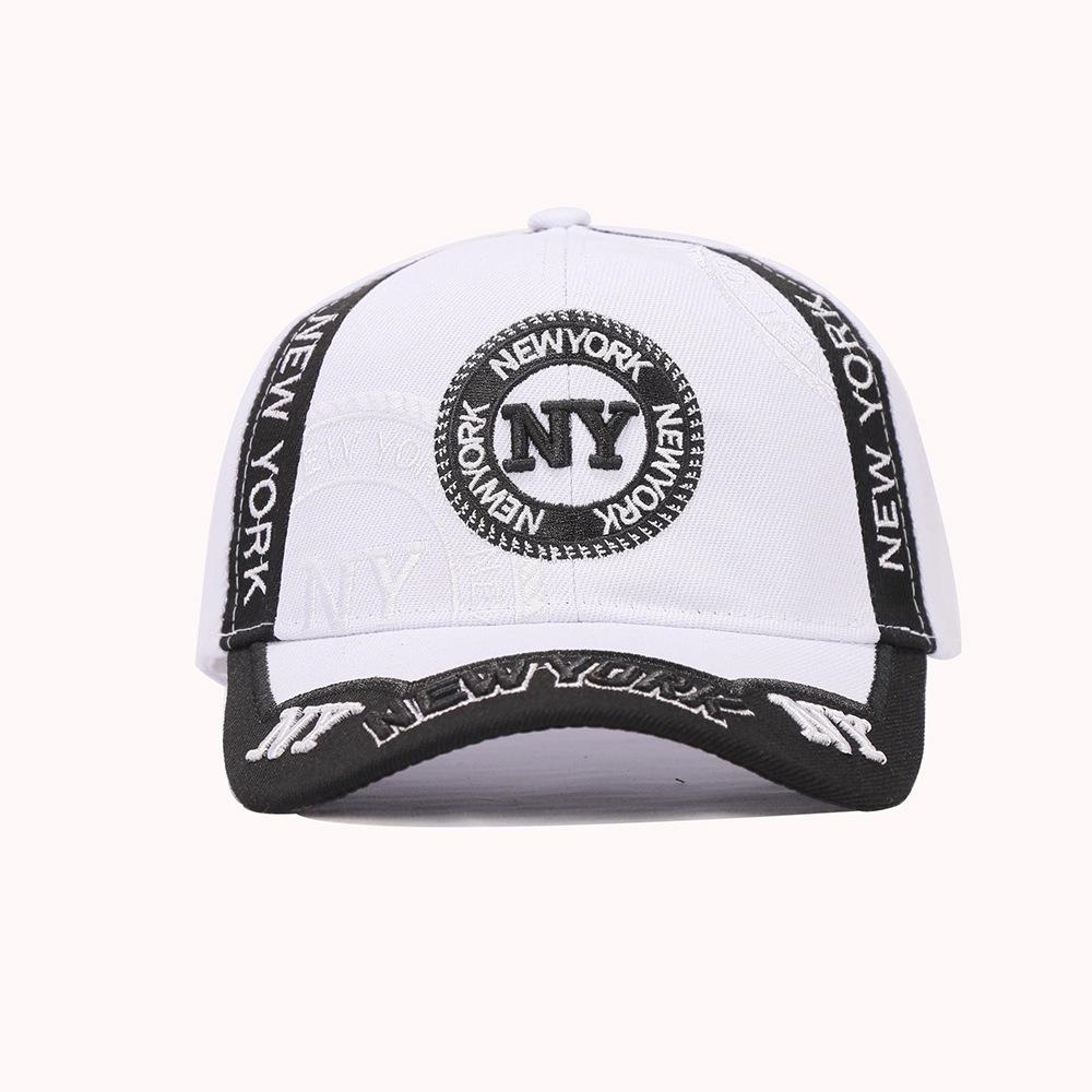 Spring and Summer New Peaked Cap 3D Three-dimensional Embroidery Letter Baseball Cap Sports Racing Cap for Men and Women
