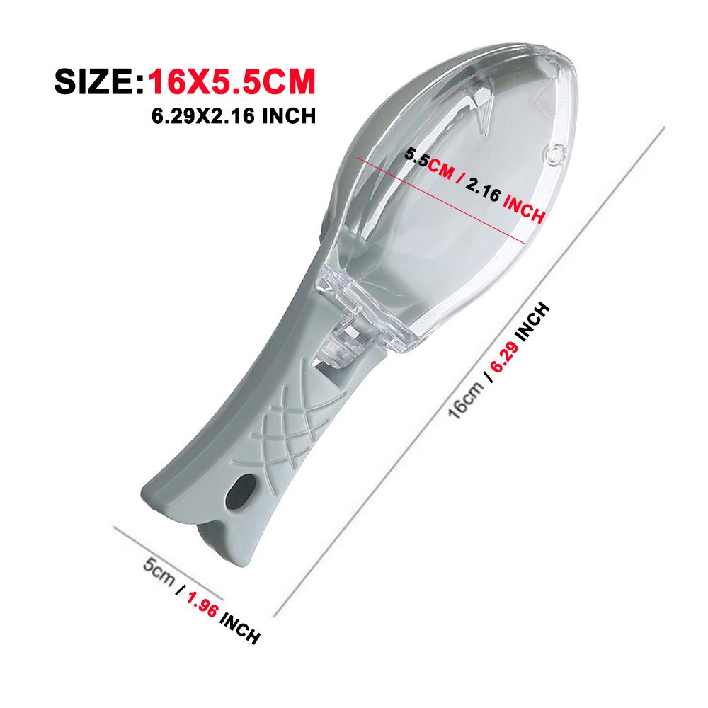 1 szt. Narzędzia kuchenne Plastikowa szczotka do rybich łusek Narzędzia rybne Szybkie czyszczenie pędzlem ze skóry ryb