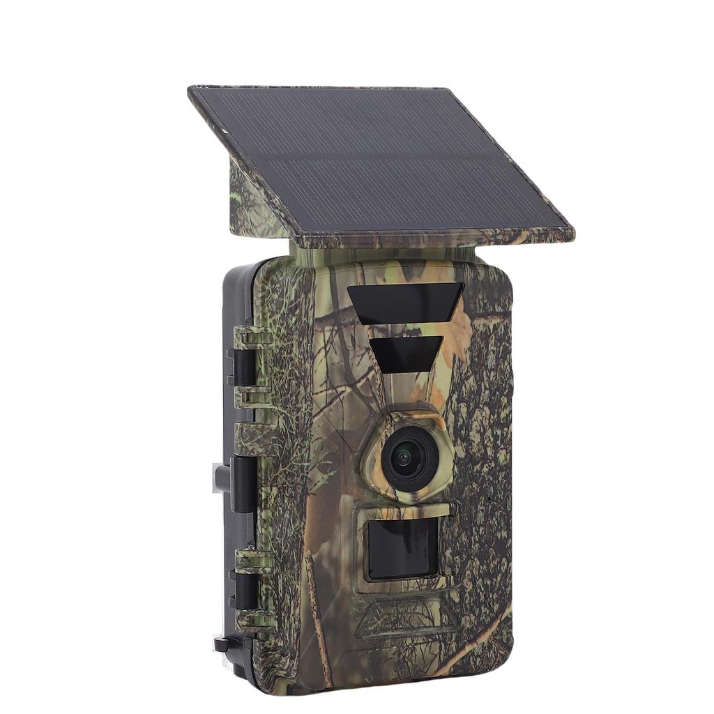 Solar Trail Camera 8K 60MP WiFi Wildlife Hunting Camera IP66 Waterproof Outdoor Night Vision Game Camera