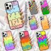 Pastel Melting Rainbow Dripping Soft Phone Case for iPhone 17 Air 16e Pro Max 15 Pro 13 14 Plus 11 12 MagSafe Magnetic Coque