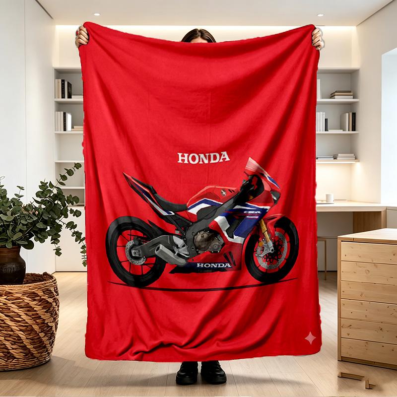 Honda Print Decke - Weich & Bequem, für Schlafzimmer, Reise, Sofa, Heimdekoration - Geburtstags-Weihnachtsgeschenk für Freund