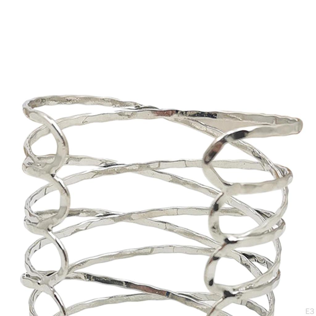 Arm Bracelet for Women Girls Open Upper Bangle Simple Adjustable Armlet Armband Set