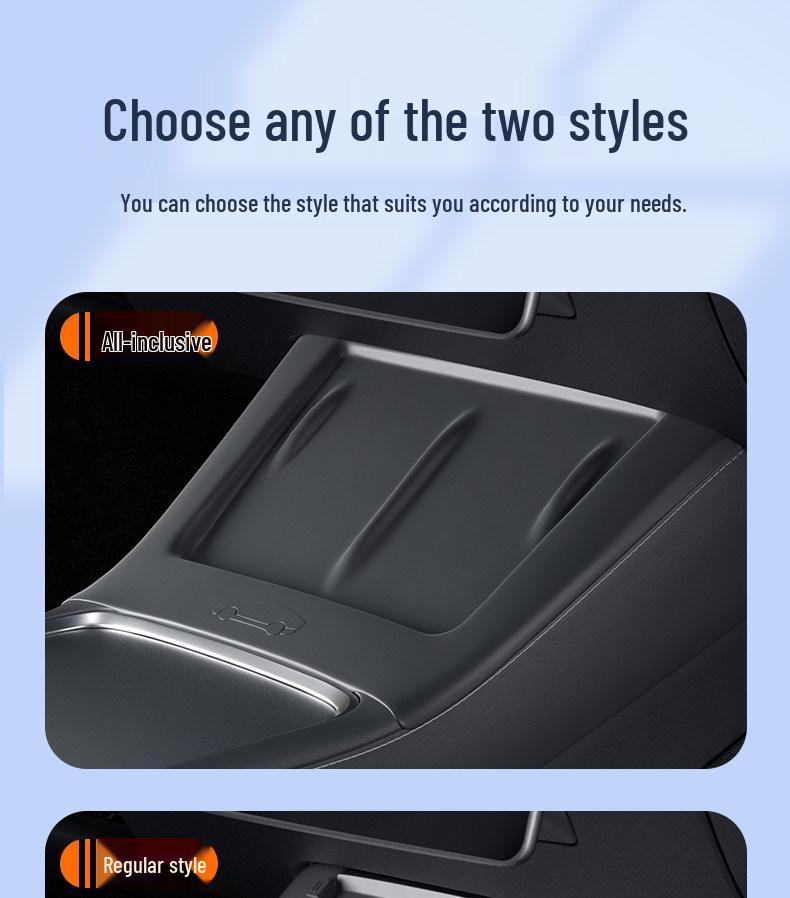 Wireless Charging Silicone Pad for Tesla Model Y Interior