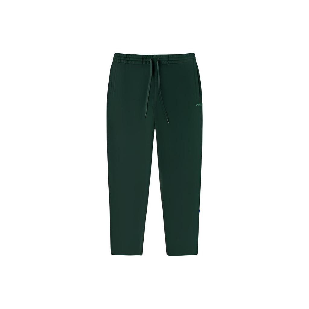 Vans Logo Embroidered Solid Casual Knit Pants Men Bottoms Green VN0A7VYYPRM