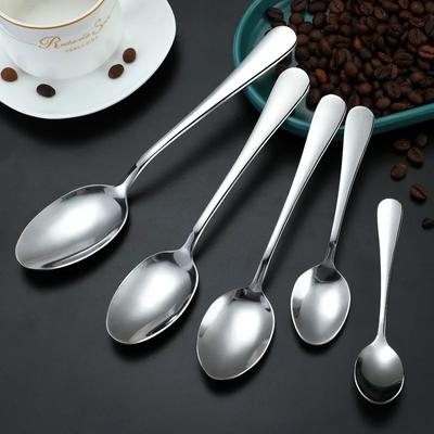 1Pcs Espresso Spoon 4 Inches Mini Coffee Spoon Small Bistro Spoon for Dessert Stainless Steel Tea Appetizer